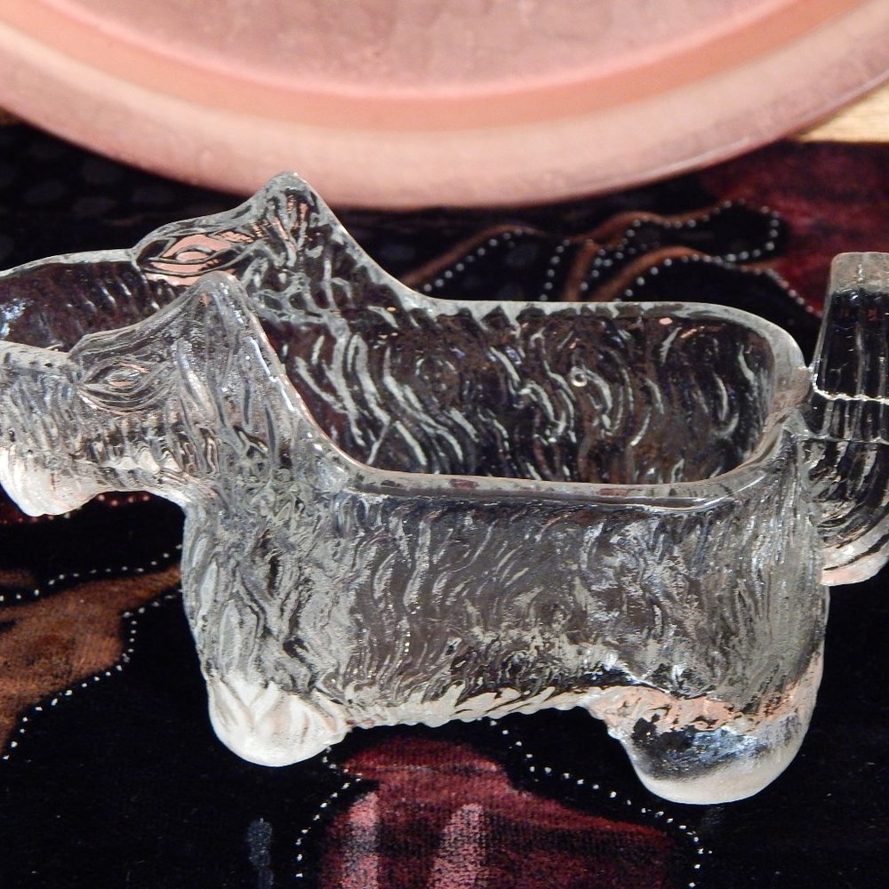 1940's Glass Figurative "SCOTTIE" Dog Creamer